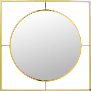 Specchio round in a square