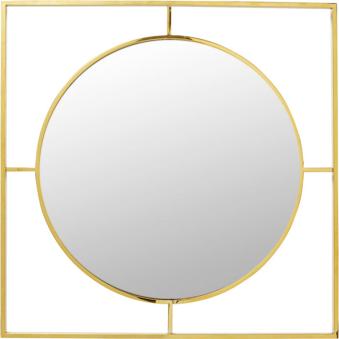 Specchio round in a square