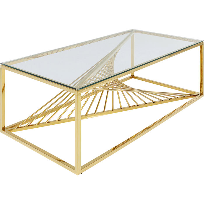 Tavolino Hurricane 120x60 oro - immagine 2