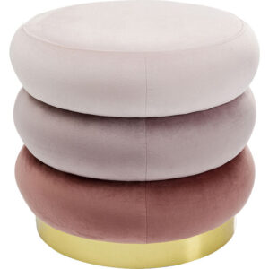 Pouf Twister malva Ø45 cm