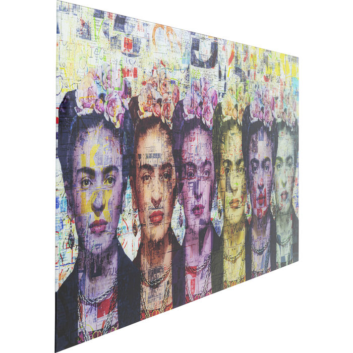 Quadro vetro Frida pop - immagine 2