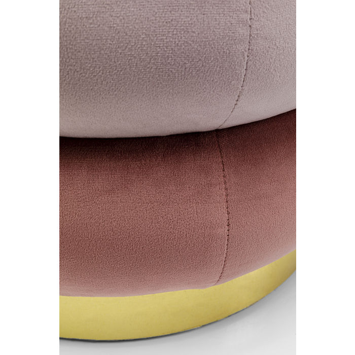 Pouf Twister malva Ø45 cm - immagine 2