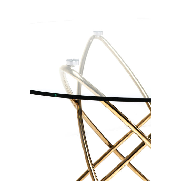 Tavolo Molecola oro Ø120cm - immagine 3