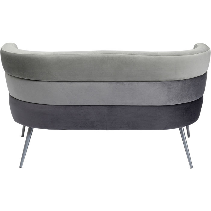 Divano 2 posti twister grigio - immagine 3