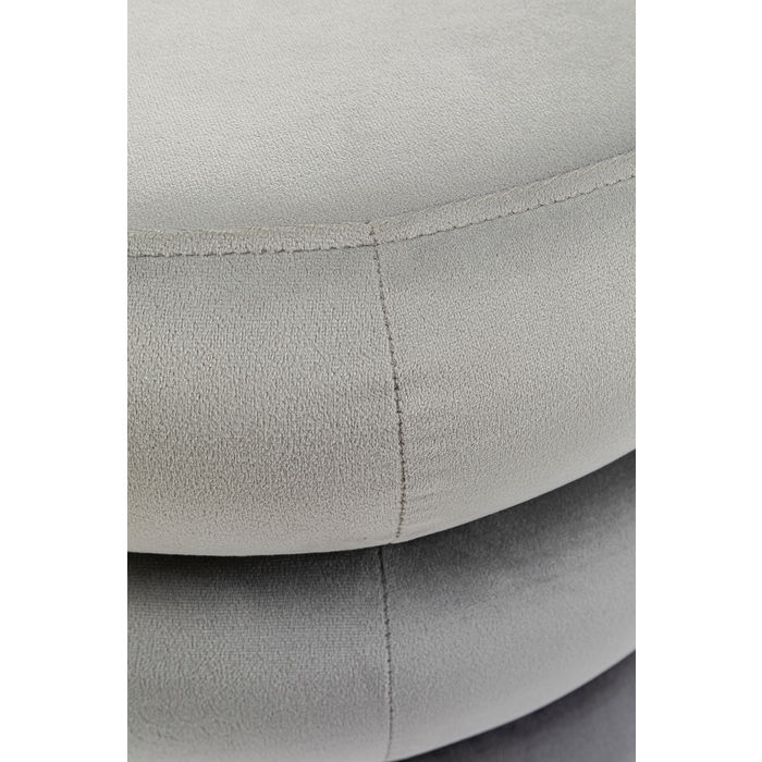 Pouf Twister grigio Ø45 cm - immagine 3