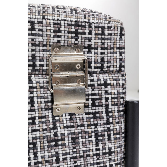 Panca contenitore tweed 80x40xH43cm - immagine 4