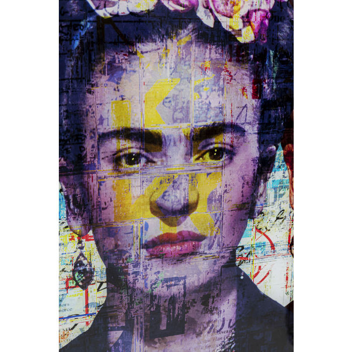 Quadro vetro Frida pop - immagine 4