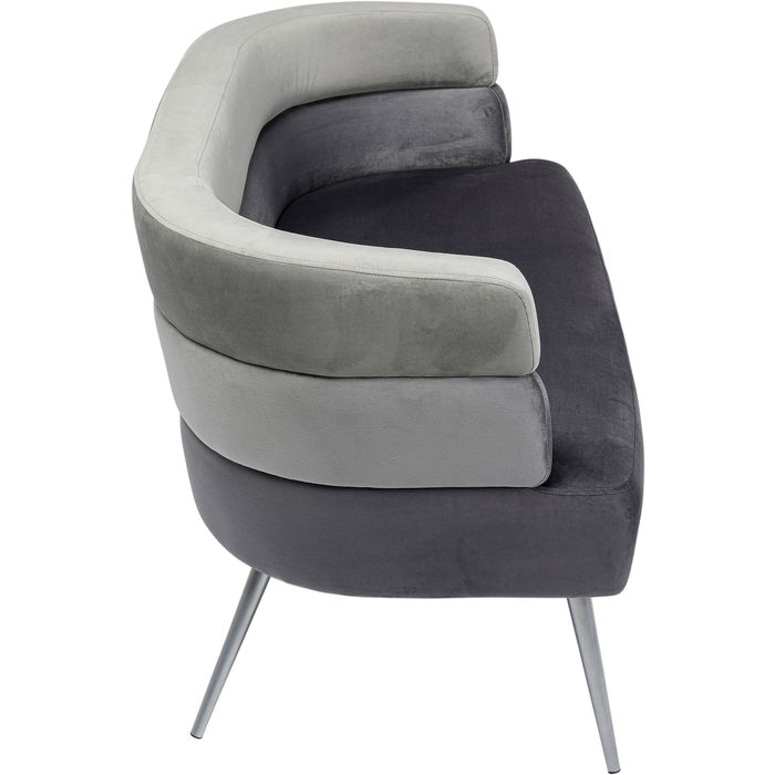 Divano 2 posti twister grigio - immagine 4