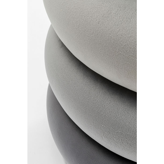 Pouf Twister grigio Ø45 cm - immagine 4