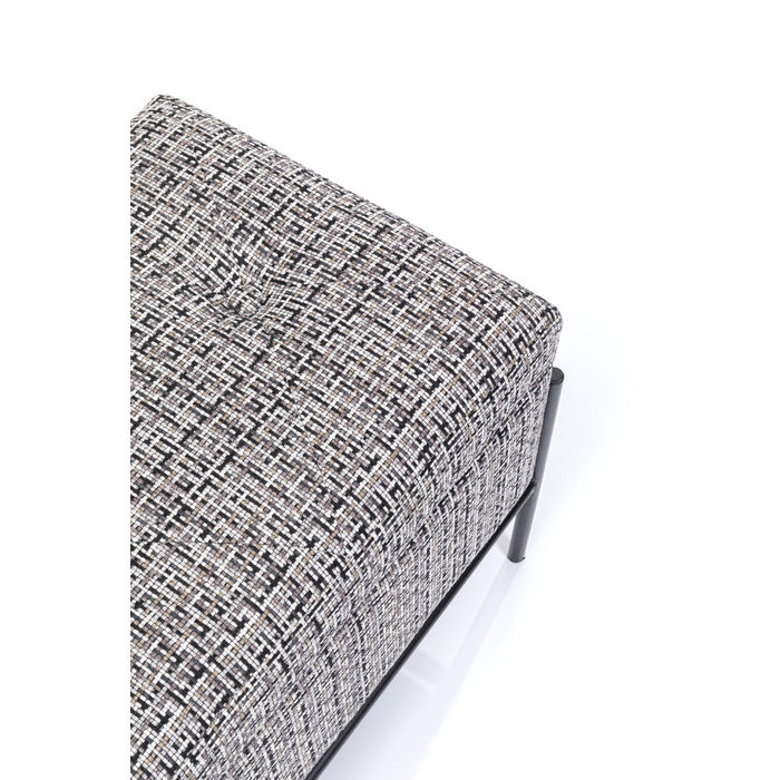 Panca contenitore tweed 80x40xH43cm - immagine 5