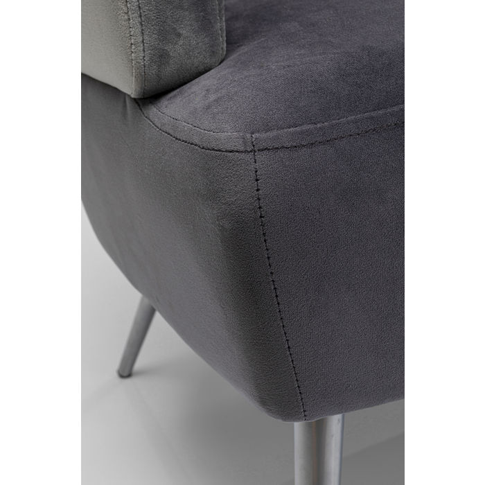 Divano 2 posti twister grigio - immagine 6