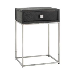 Comodino Blackbone argento