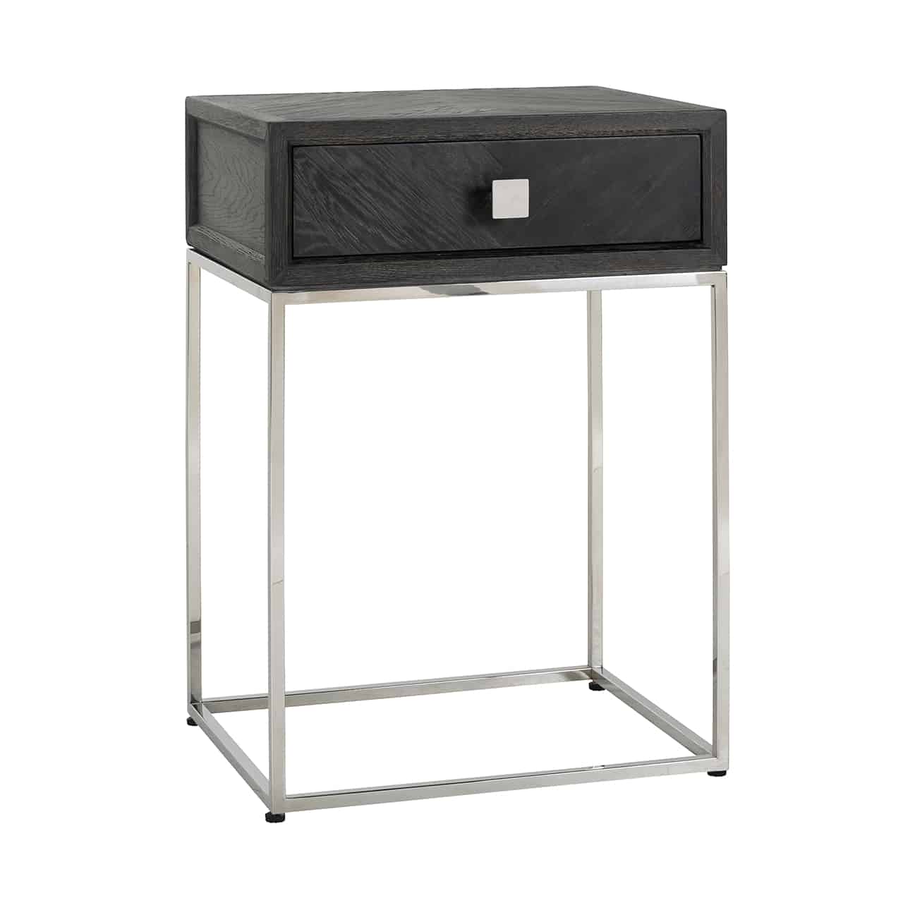 Comodino Blackbone argento