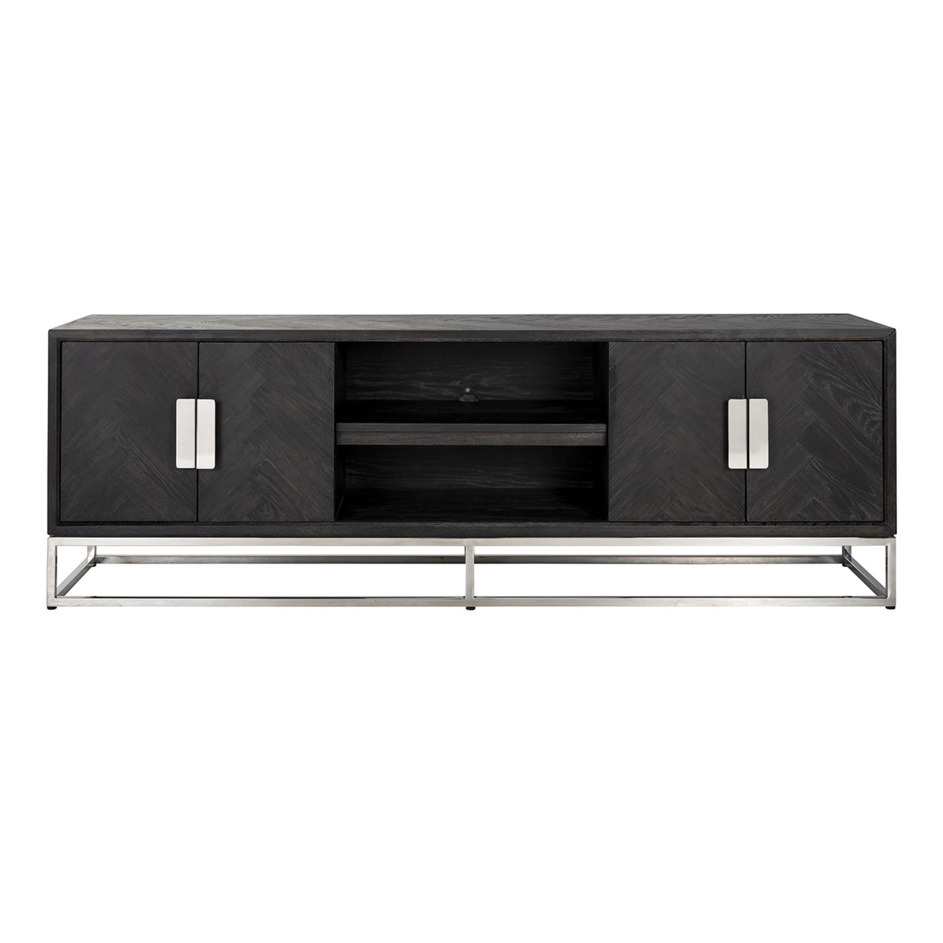 Credenza TV Blackbone 185 cm argento - immagine 5