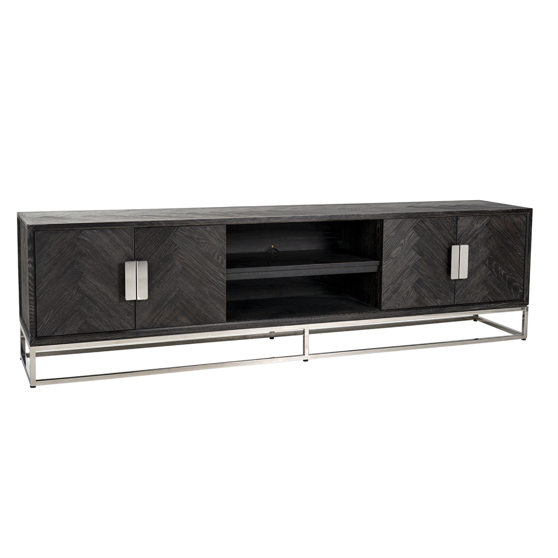 Credenza TV Blackbone 220 cm silver