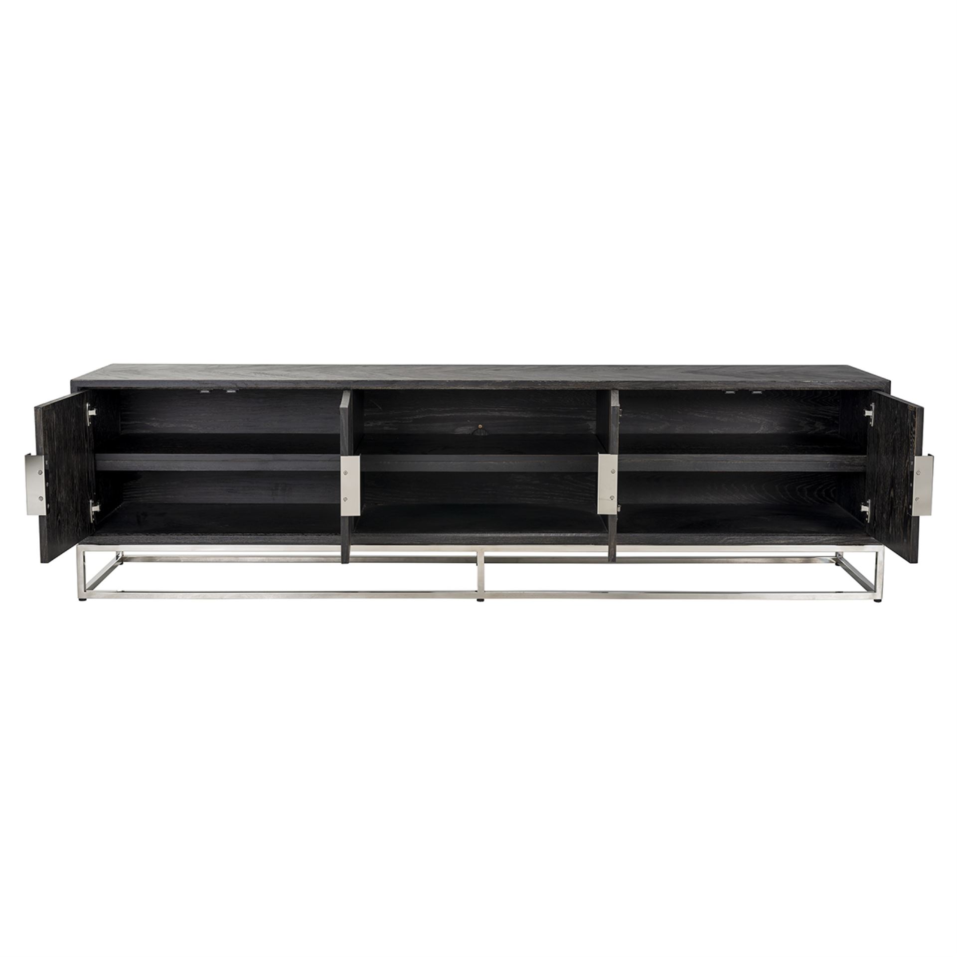 Credenza TV Blackbone 220 cm silver - immagine 2