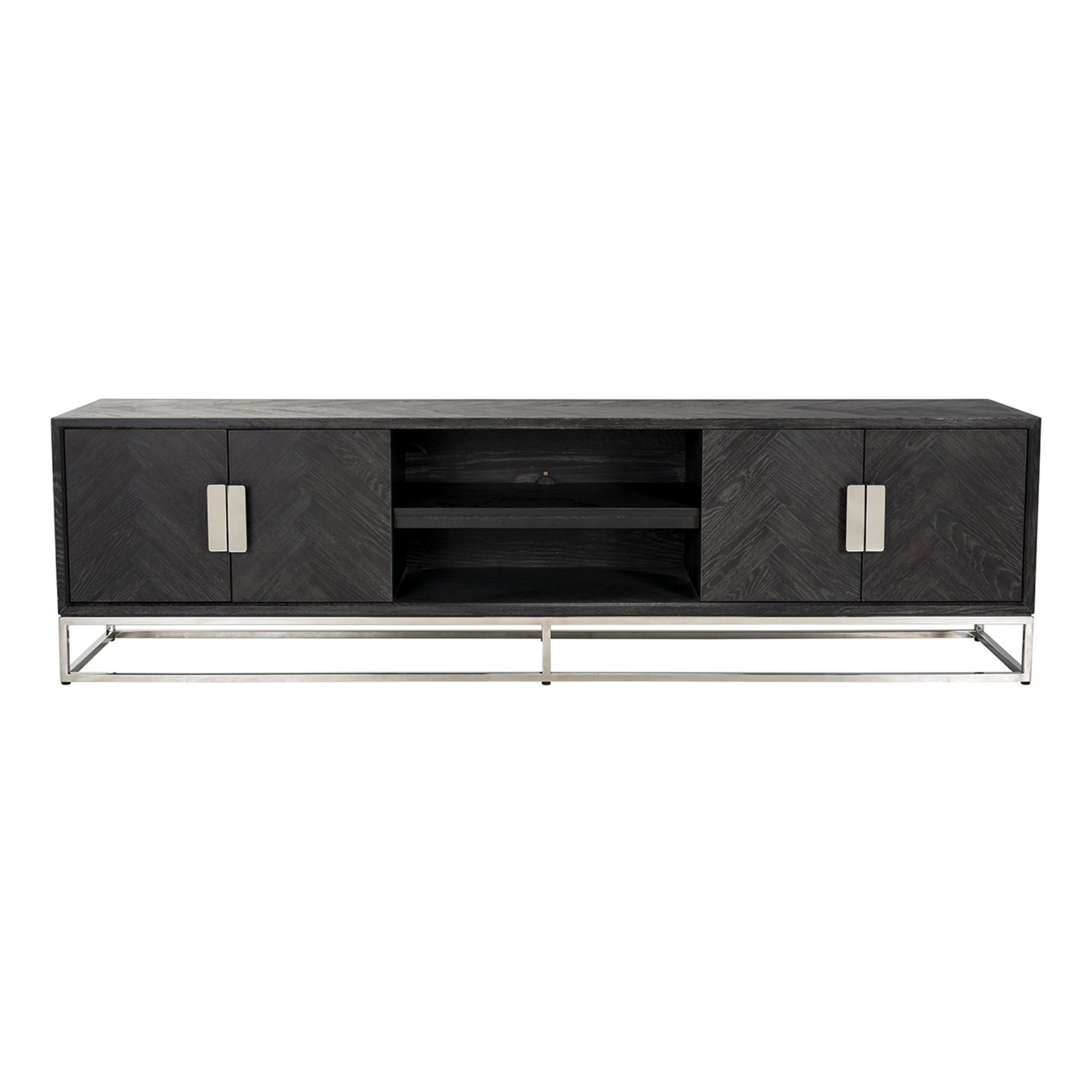 Credenza TV Blackbone 220 cm silver - immagine 3