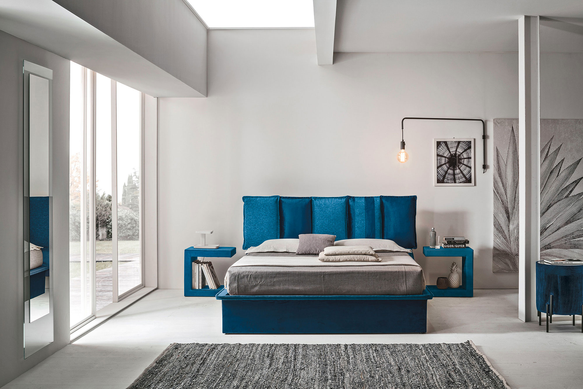 Letto contenitore Oia Targ. + comodini