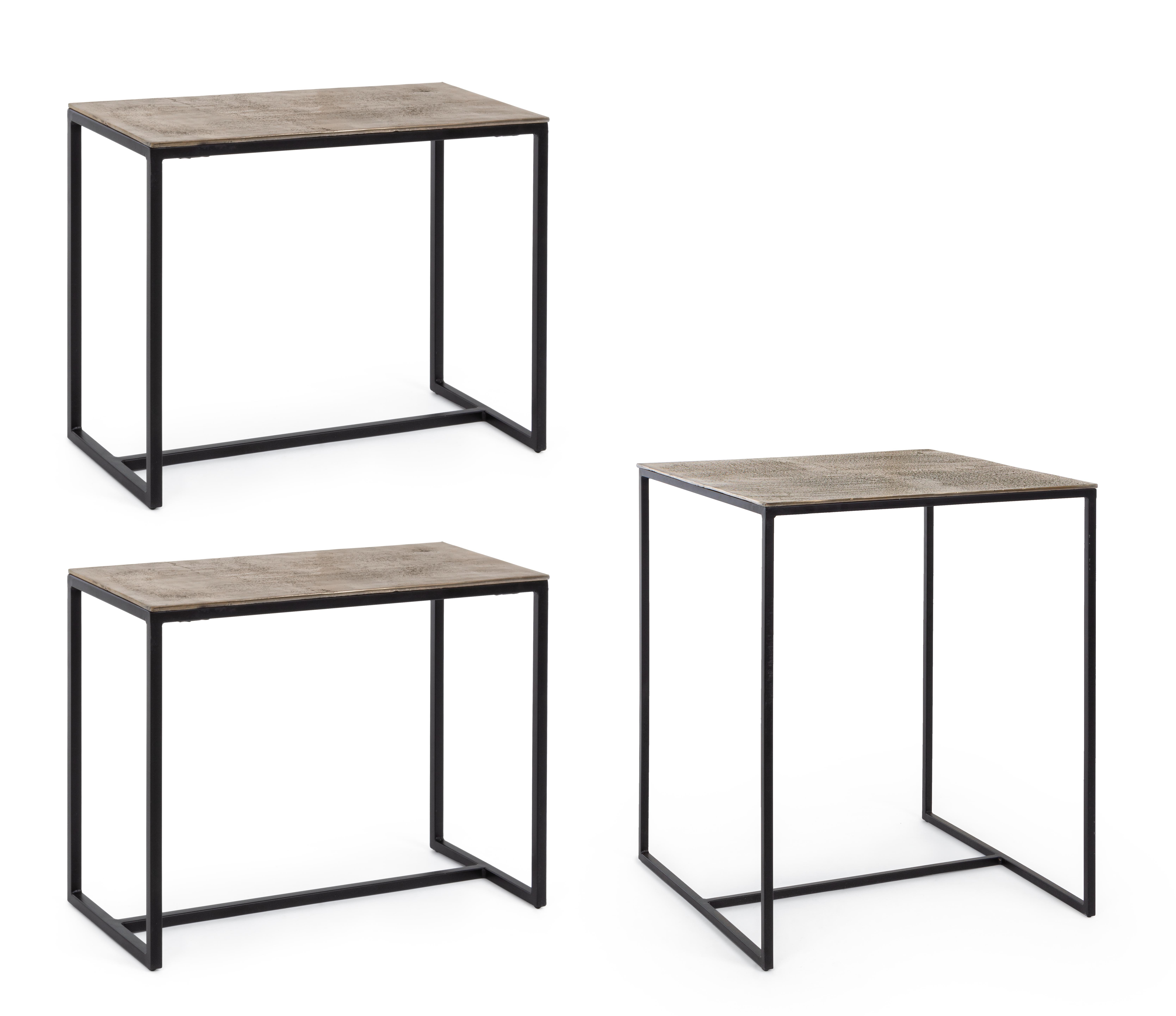 Set tavolo e 2 sgabelli gold - immagine 2
