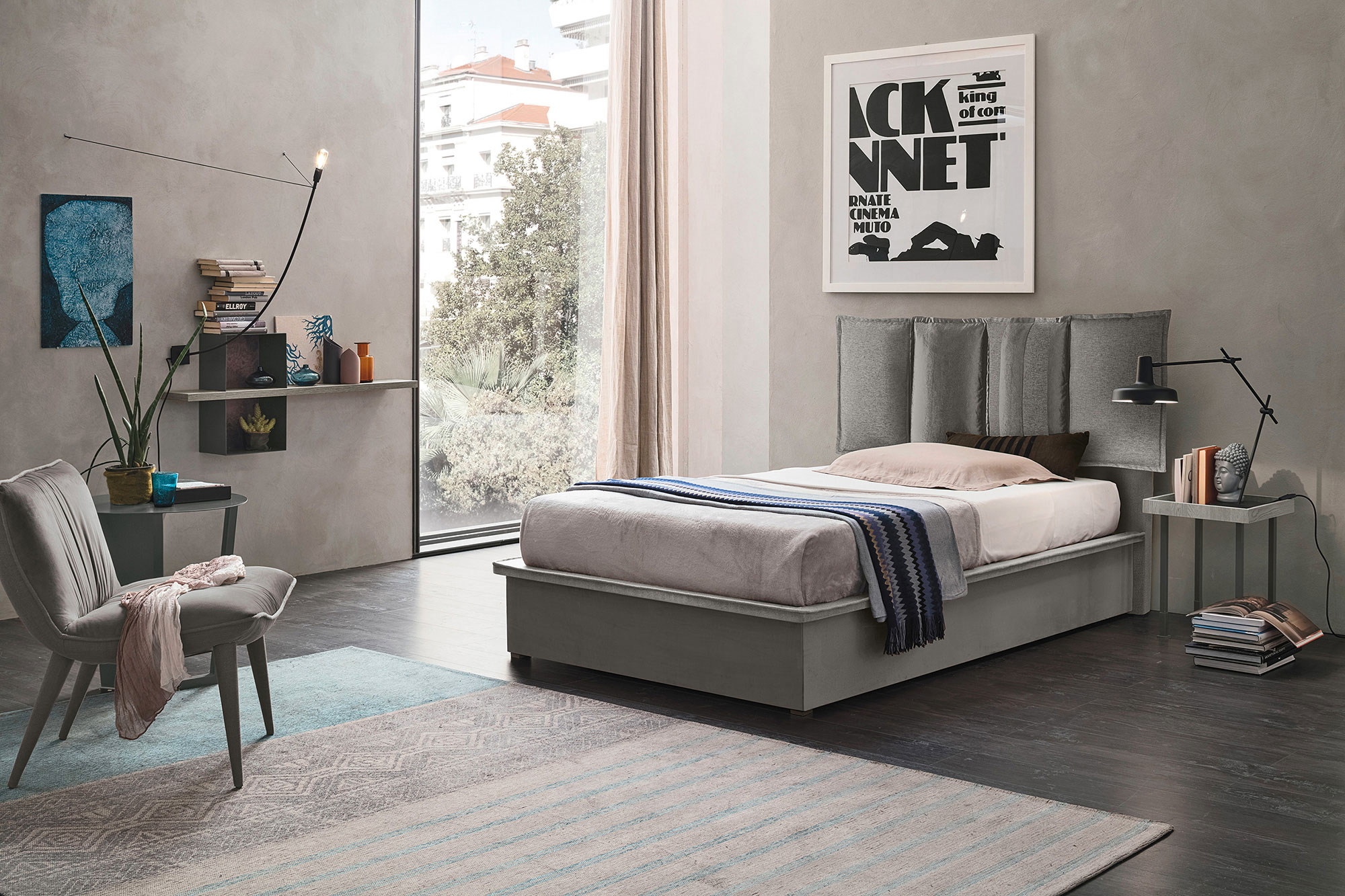 Letto contenitore Oia Targ. + comodini - immagine 13