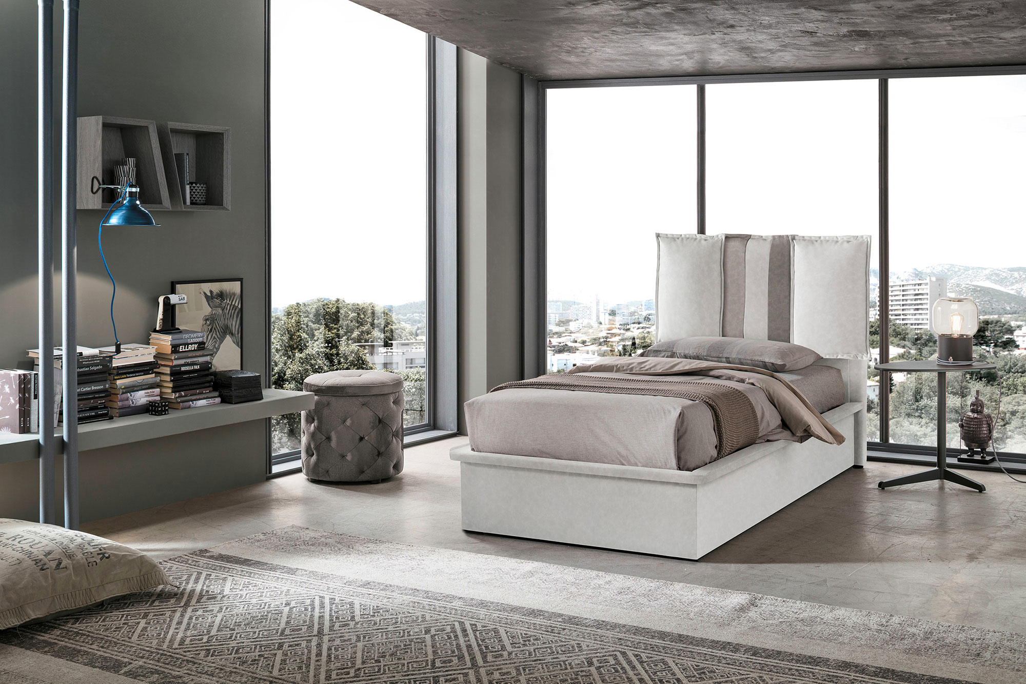 Letto contenitore Oia Targ. + comodini - immagine 15