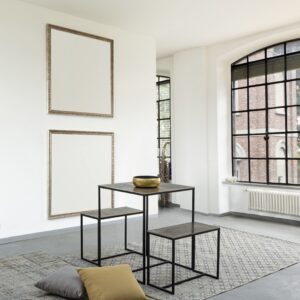 Set tavolo e 2 sgabelli silver