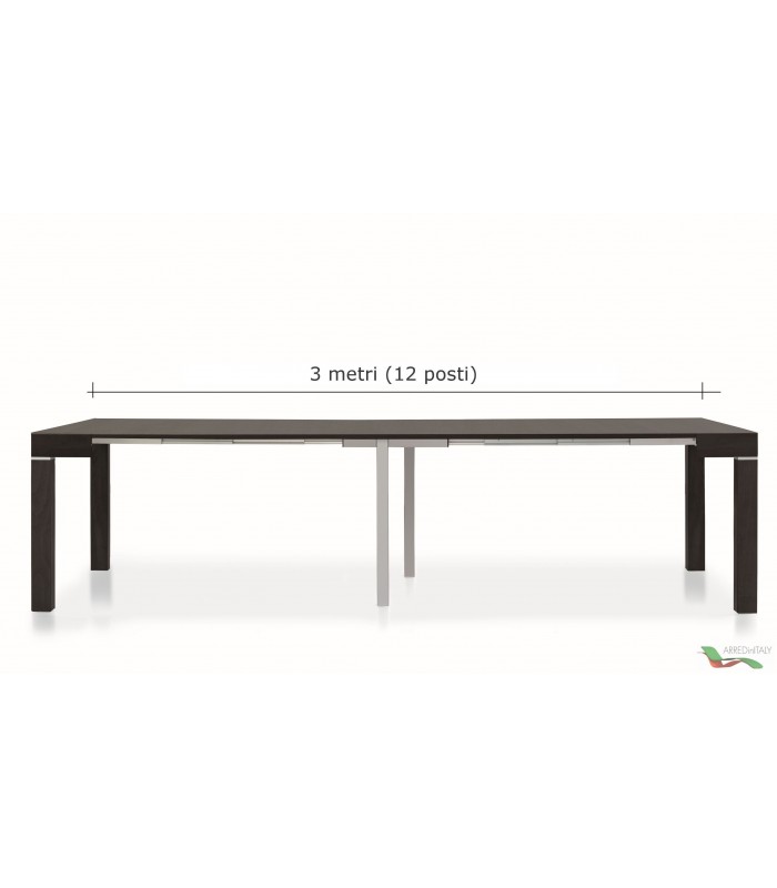 Consolle Allungabile Wenge' 90x50xH75cm
