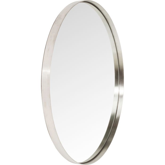 Specchio rotondo Curvit acciaio Ø100cm