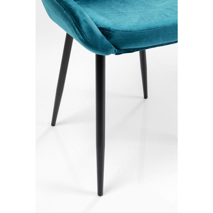 Sedia side k blu petrolio (set da 2) - immagine 6