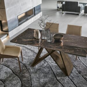 Tavolo Delta Emperador allungabile 180x90cm