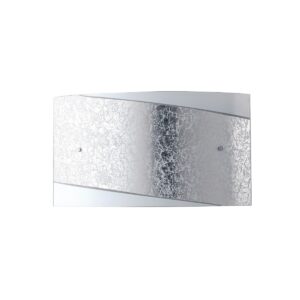 Applique Rettangolare Paris Argento 45x25