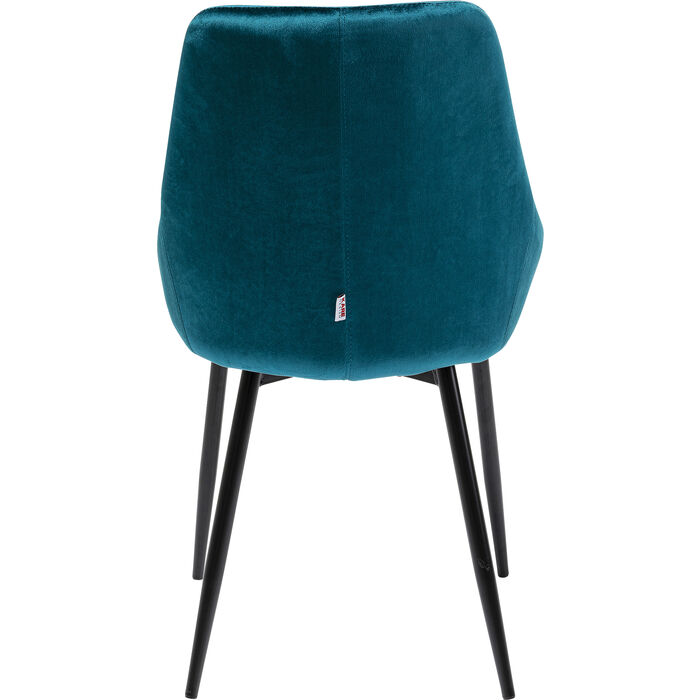 Sedia side k blu petrolio (set da 2) - immagine 8