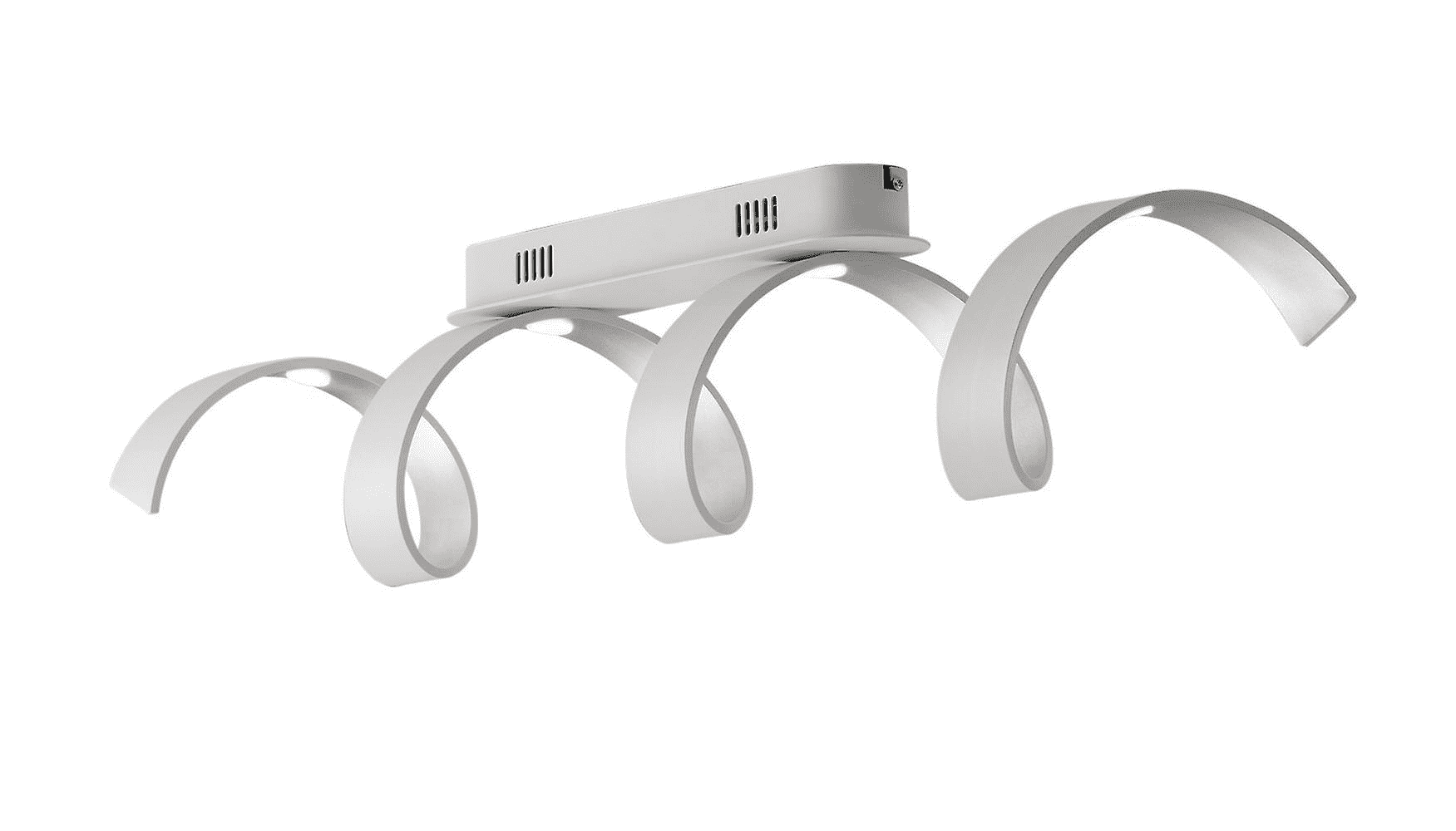 Plafoniera led Helix bianca