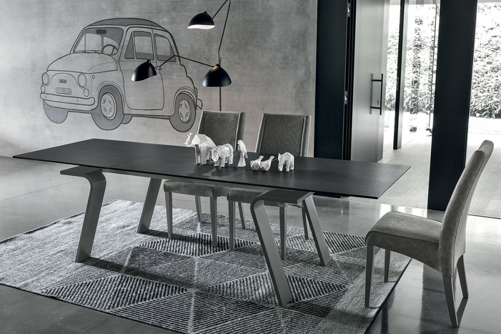 Tavolo Hercules allungabile personalizzabile da 180 a 270 cm