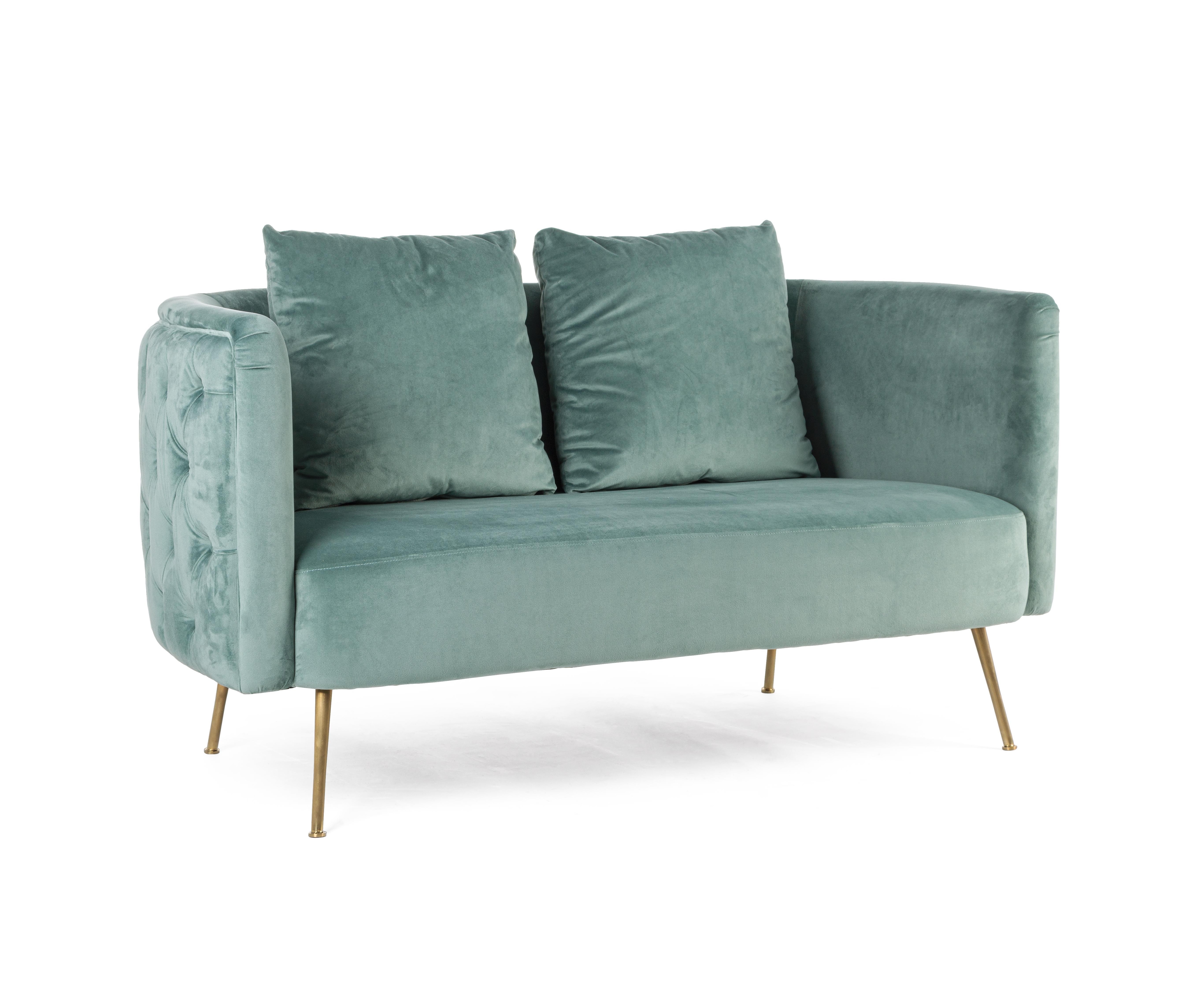 Divano 2 posti Tury Verde Tiffany