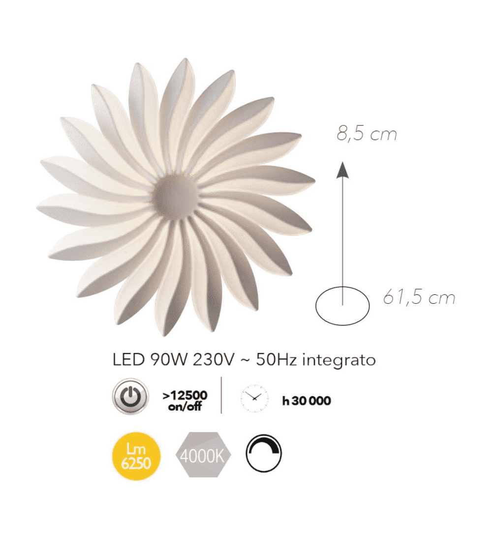 Plafoniera led Sunrise ⌀62cm - immagine 2