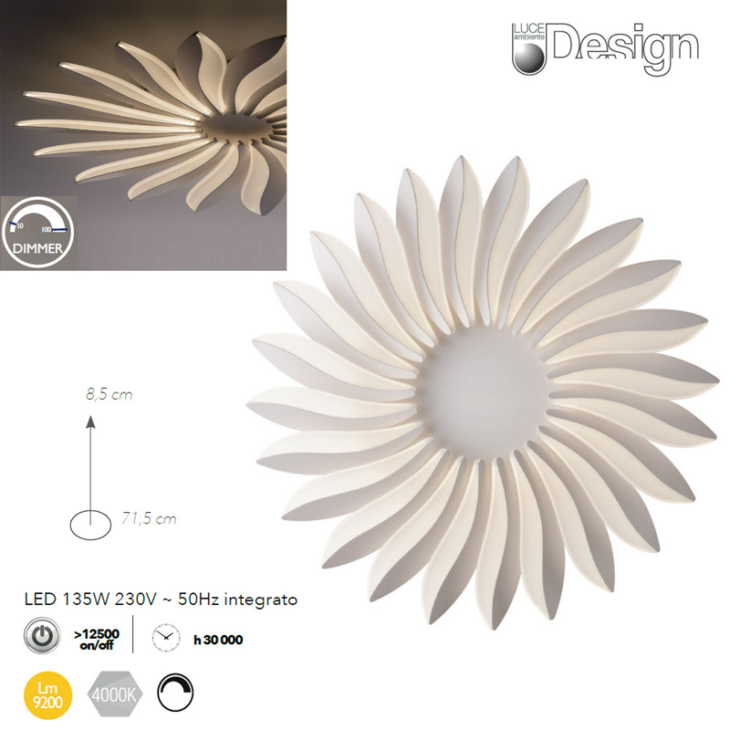 Plafoniera led Sunrise ⌀71.5cm - immagine 2