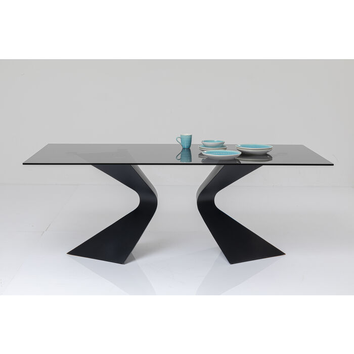 Tavolo Glorioso Nero 200x100cm - immagine 2