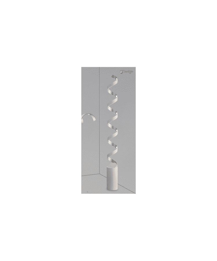 Piantana led helix bianco - immagine 2