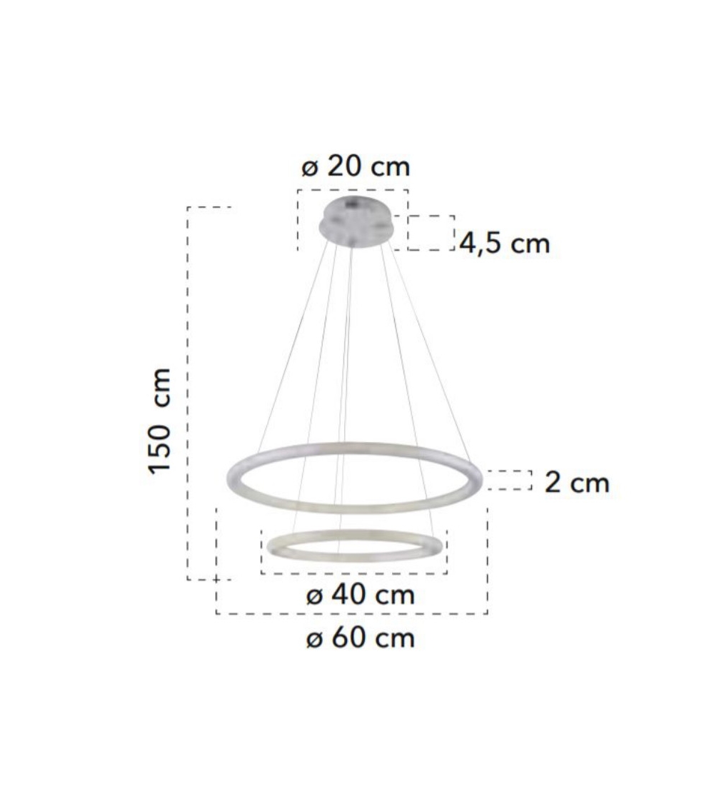 Sospensione led bryant s2 - immagine 4
