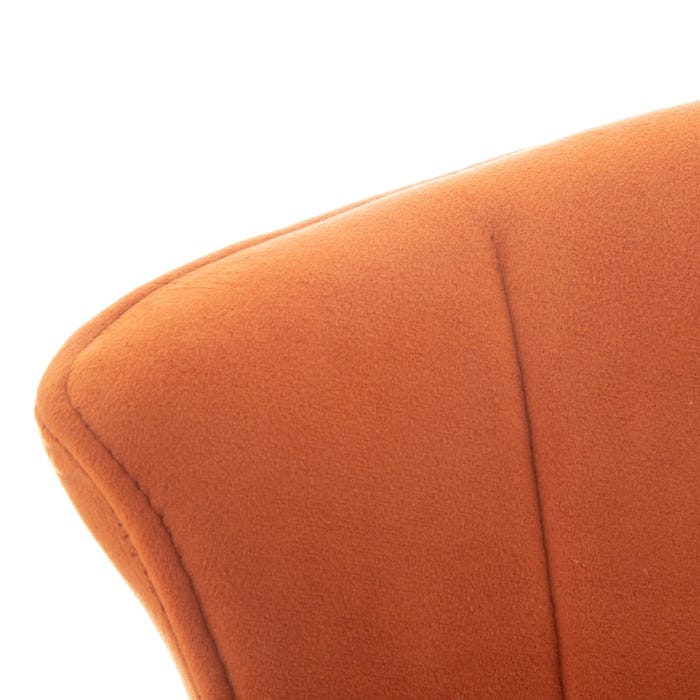 Coppia Sgabelli PERLA terracotta base nera X - immagine 6