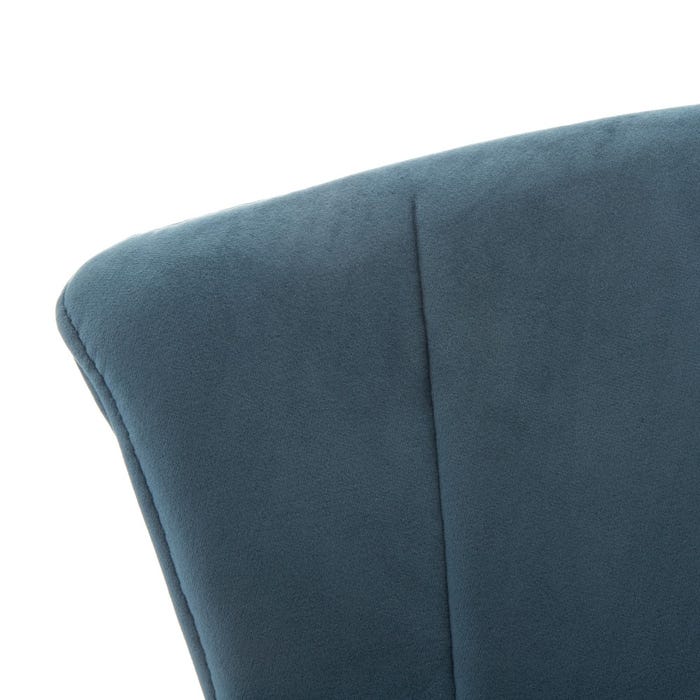 Coppia Sgabelli PERLA blu base nera X - immagine 5
