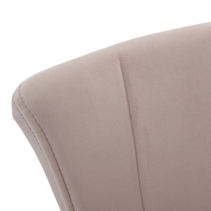Coppia Sgabelli PERLA rosa base nera X - immagine 6