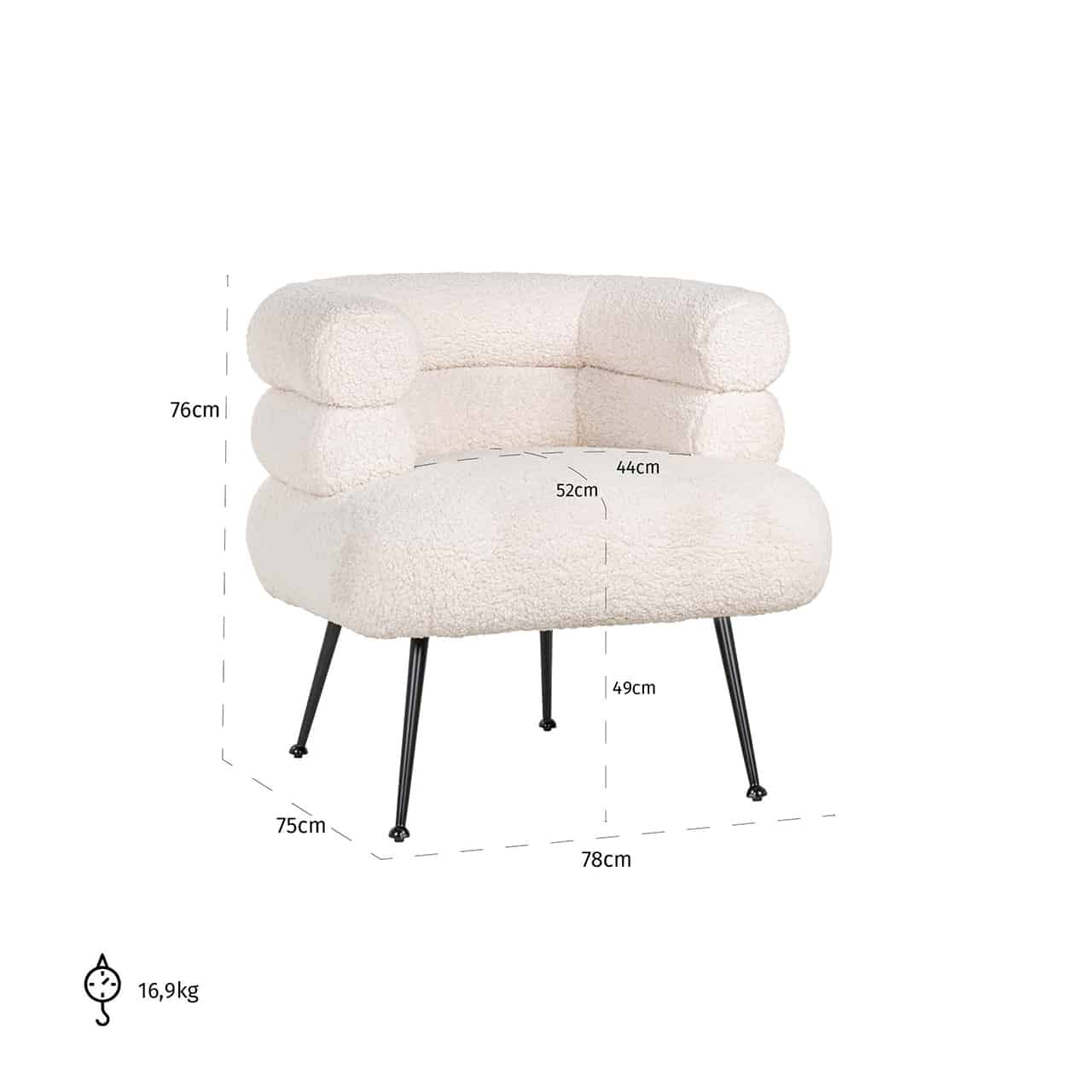 Poltrona Lya sheep - immagine 2