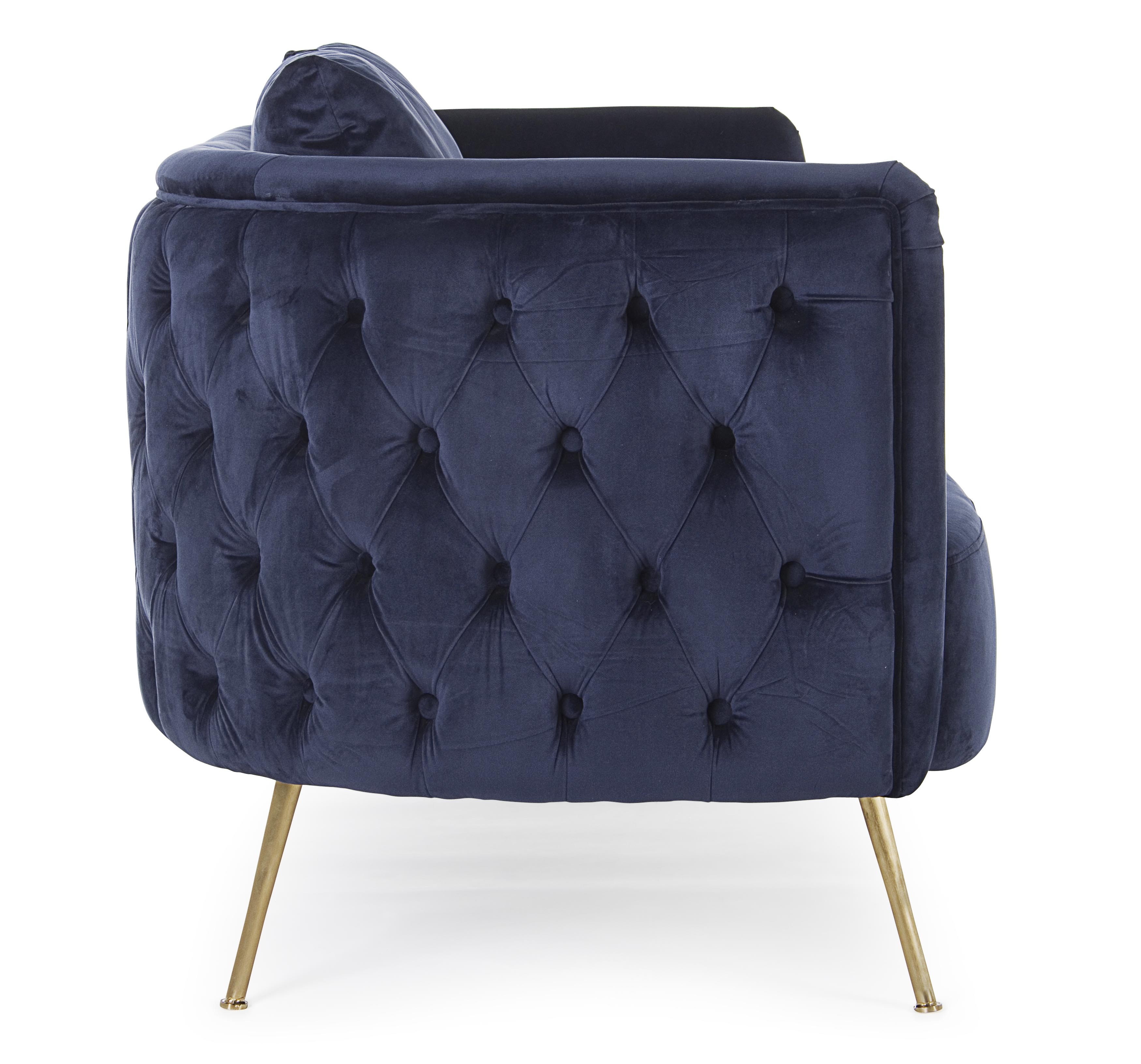 Divano 2 posti Tury Blu - immagine 4