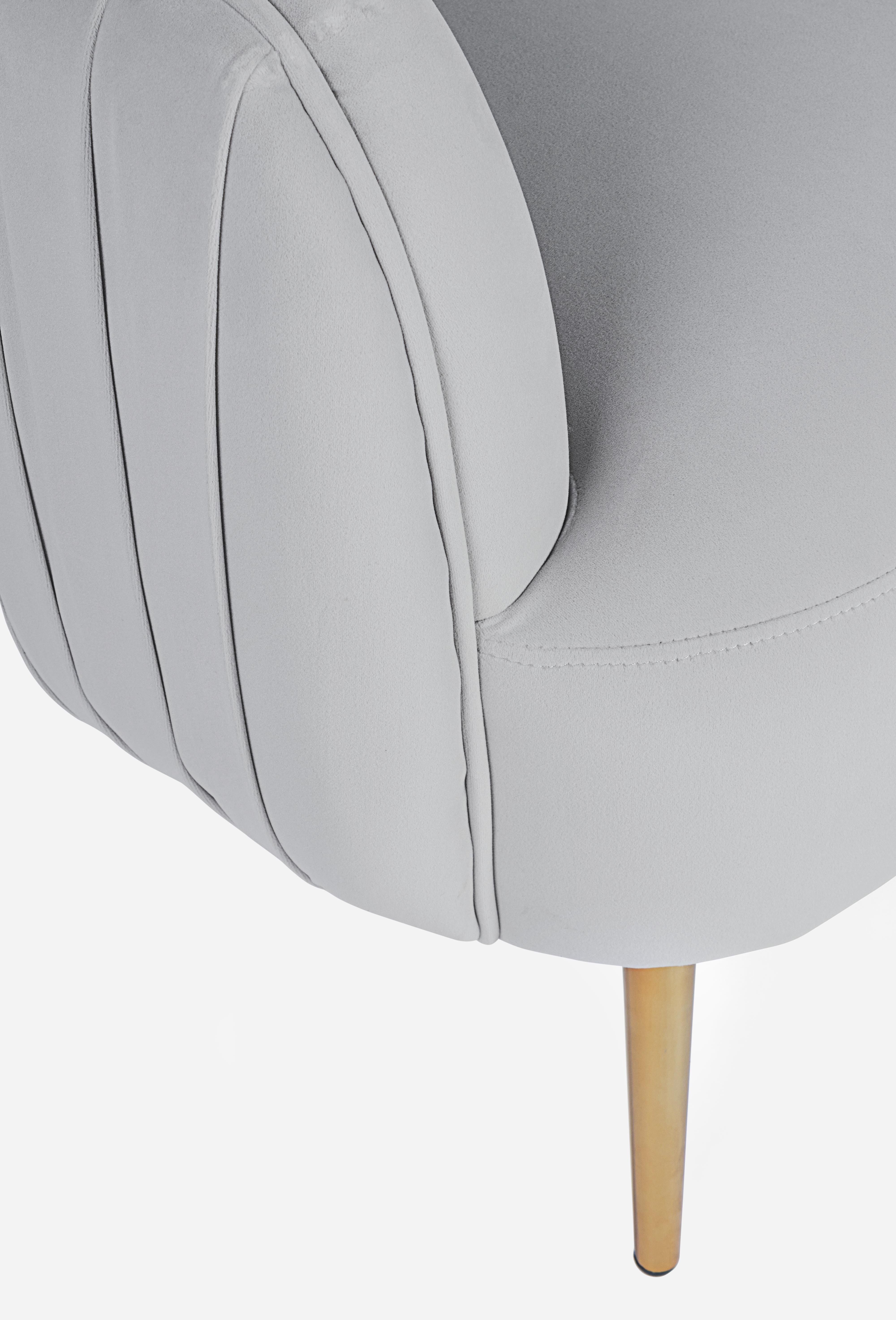 Divano 2 posti plissettato Biz grigio - immagine 6
