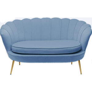 Divano Lilly Azzurro 2 posti