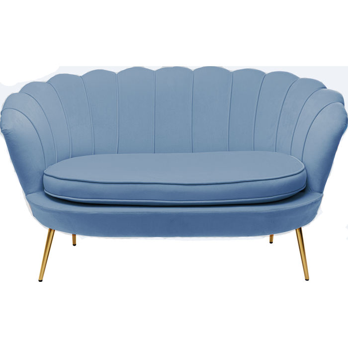 Divano Lilly Azzurro 2 posti