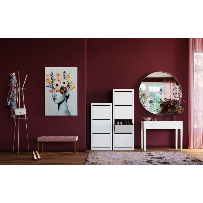 Quadro in vetro donna primavera 80x120 - immagine 3