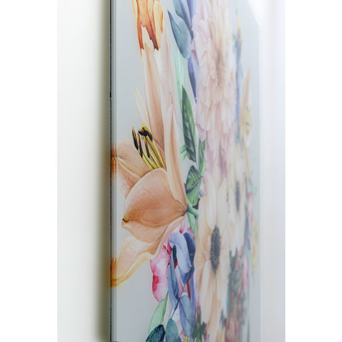 Quadro in vetro donna primavera 80x120 - immagine 8